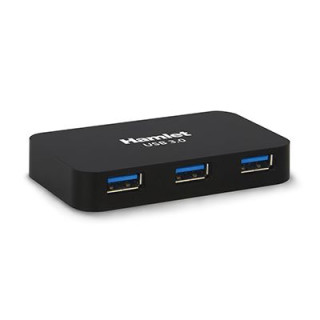 HAMLET HUB 4 PORTE USB 3.0 AUTOALIMENTATO